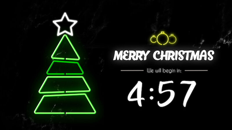 Christmas Tree 5-Minute Countdown